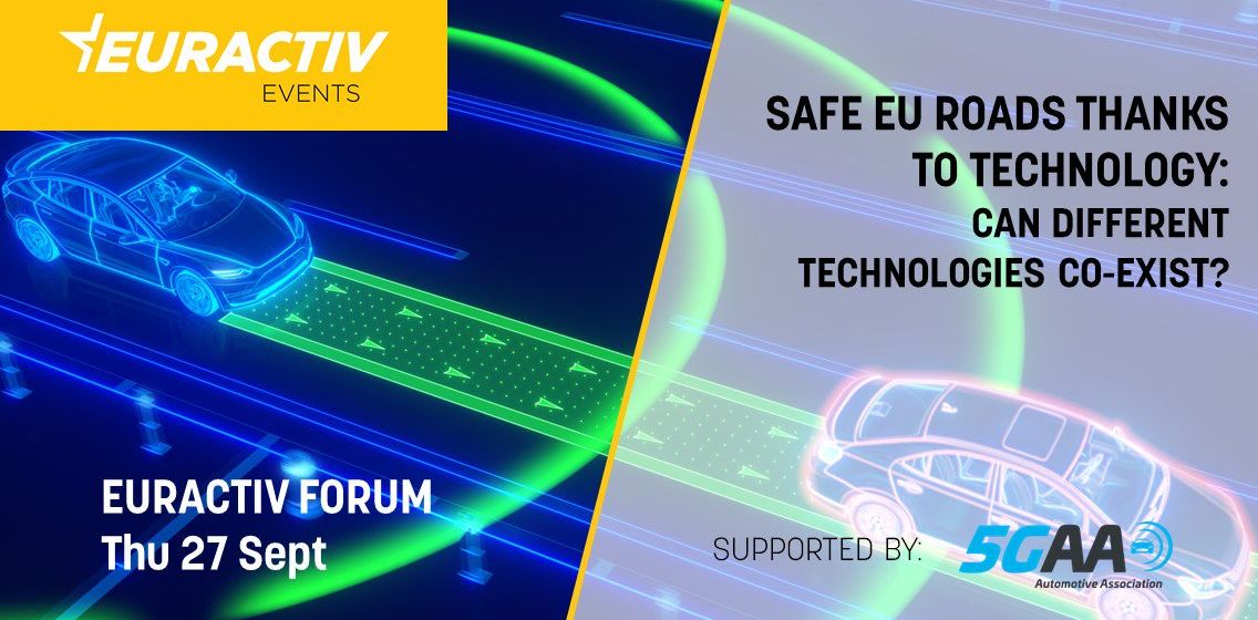 5GAA and Euractiv to introduce “Safe EU Roads Thanks to Technology” Forum – Brussels, 27 September 2018