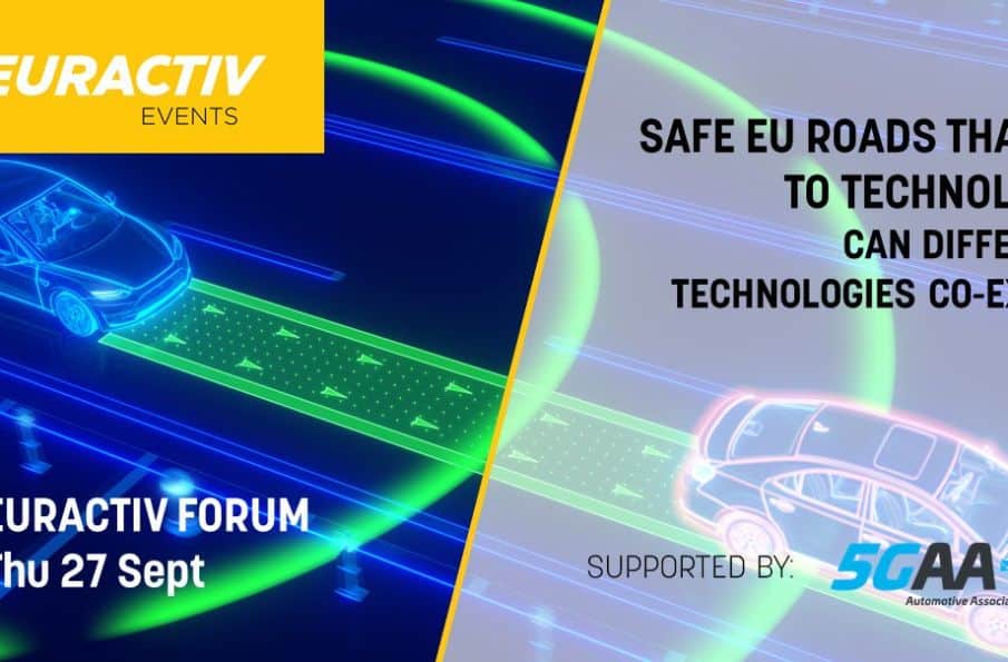 5GAA and Euractiv to introduce “Safe EU Roads Thanks to Technology” Forum – Brussels, 27 September 2018