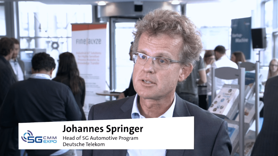 Interview with Director-General Johannes Springer at 5G CMM, Hannover, 8 – 10 October 2019
