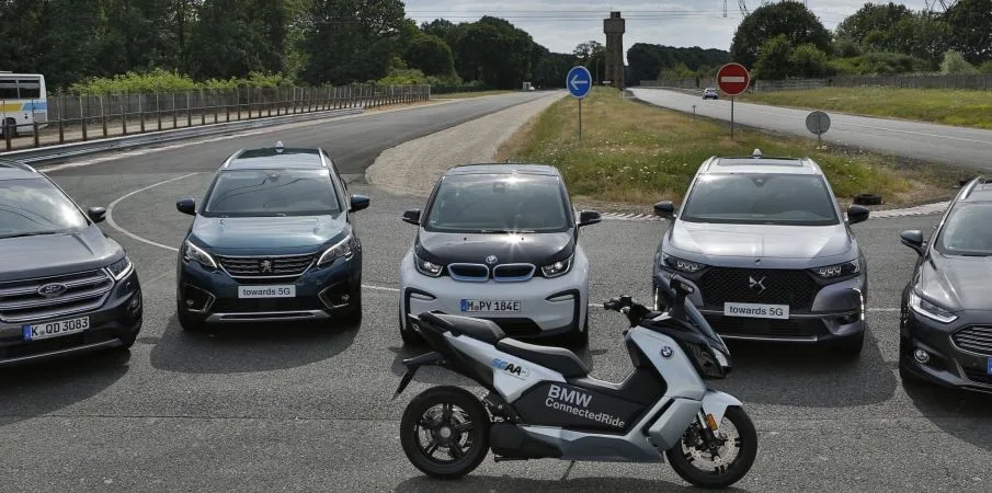 5GAA, BMW Group, Ford and Groupe PSA Exhibit First European Demonstration of C-V2X Direct Communication Interoperability  Between Multiple Automakers