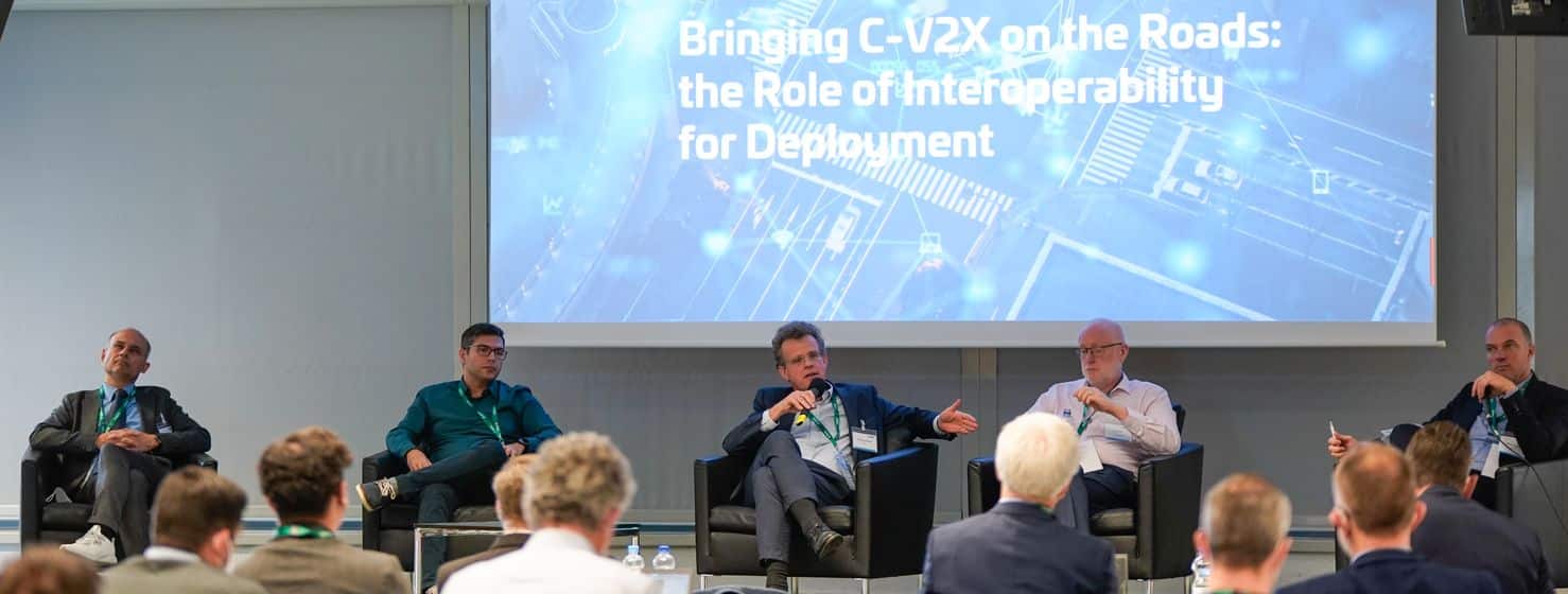 5GAA partnered with ETSI and DEKRA to showcase C-V2X Interoperability and discuss deployment during the plugtests at the DEKRA Automobil Test Center in Klettwitz, Germany