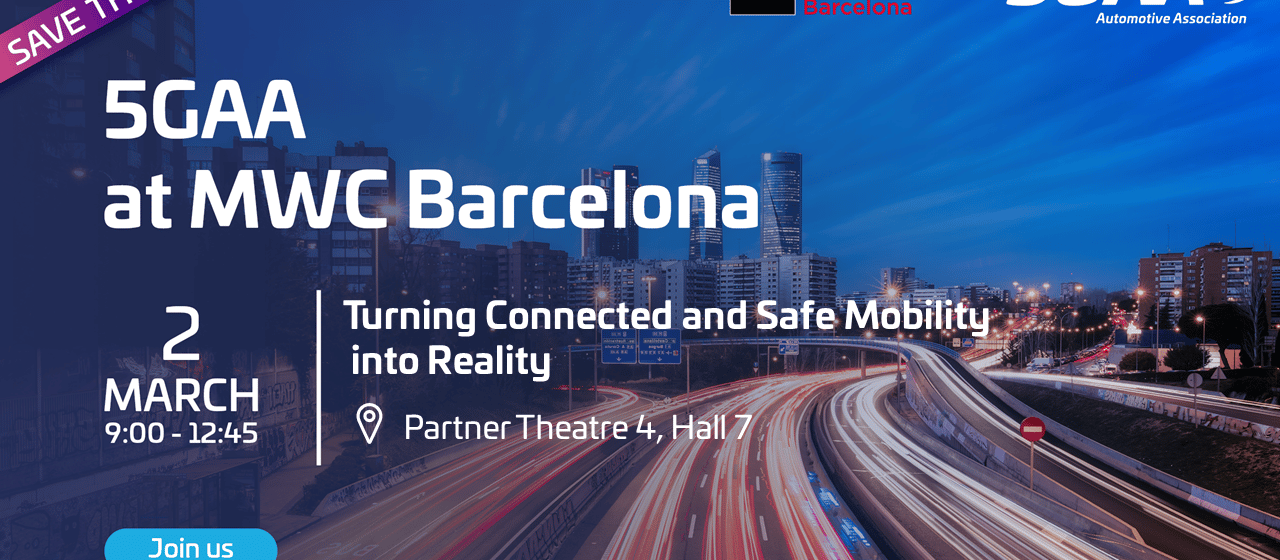 Turning Connected and Safe Mobility into Reality: 5G Automotive Association to Attend GSMA’s MWC Barcelona 2022