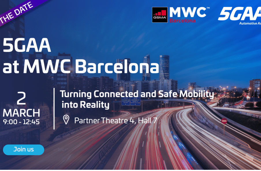 Turning Connected and Safe Mobility into Reality: 5G Automotive Association to Attend GSMA’s MWC Barcelona 2022