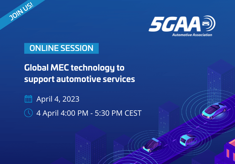 5GAA online session on Global MEC technology