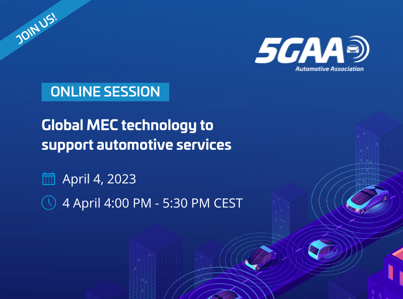 5GAA online session on Global MEC technology