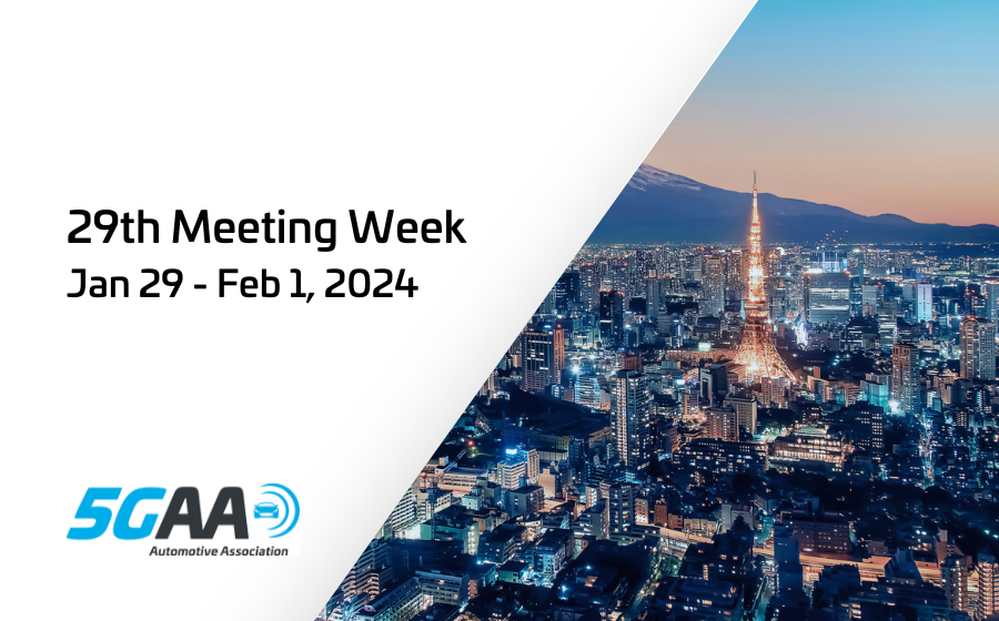 29th 5GAA F2F Meeting Week