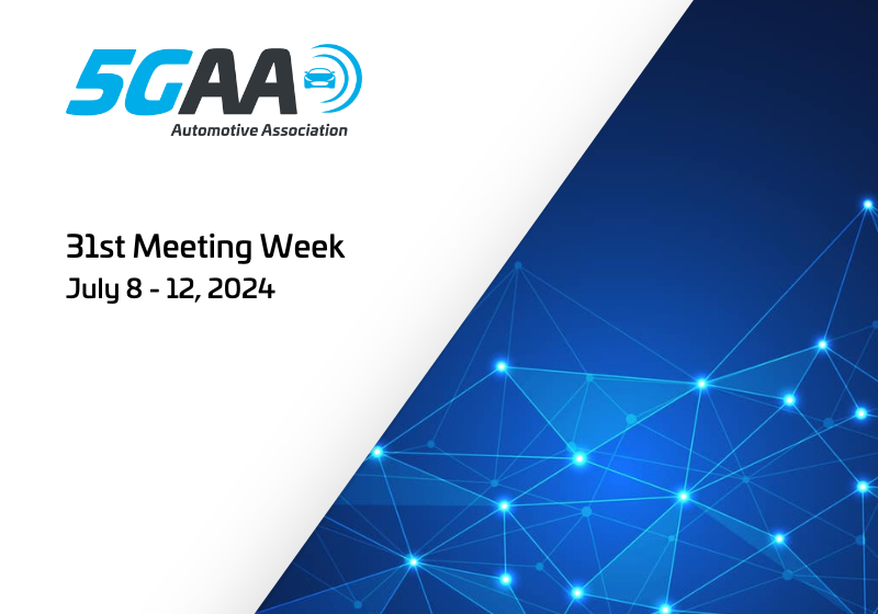 31st 5GAA Virtual Meeting Week