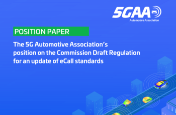 The 5G Automotive Association’s position on the Commission Draft Regulation for an update of eCall standards