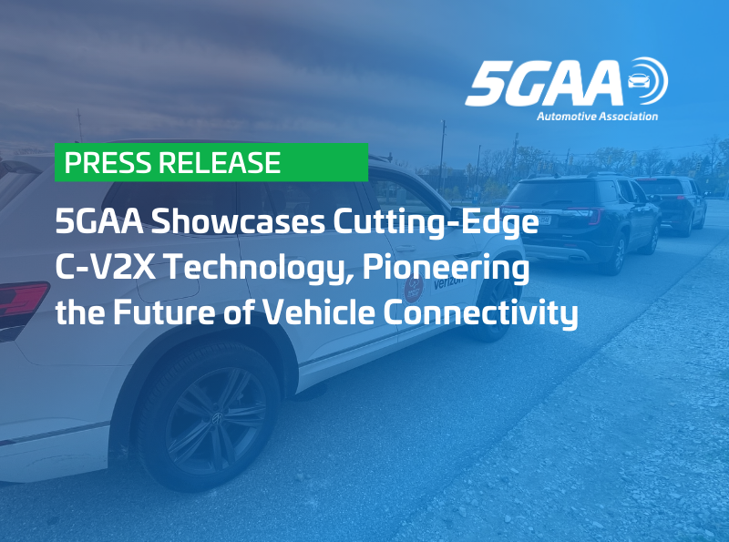 5GAA Showcases Cutting-Edge C-V2X Technology, Pioneering the Future of Vehicle Connectivity