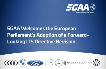 5GAA Welcomes the European Parliament’s Adoption of a Forward-Looking ITS Directive Revision 