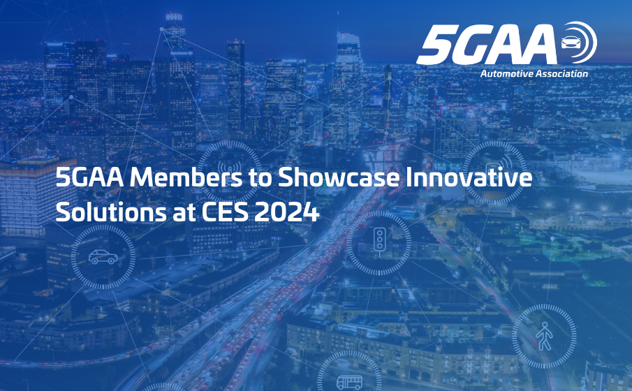 5GAA Members to Showcase Innovative Solutions at CES 2024