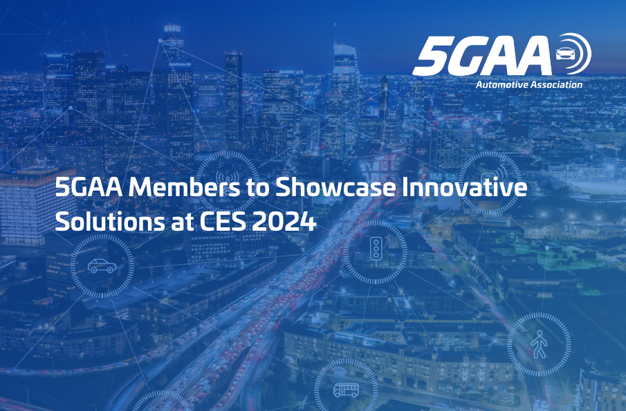 5GAA Members to Showcase Innovative Solutions at CES 2024