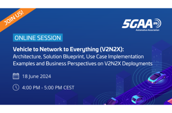 5GAA online session on V2N2X: Architecture, Solution Blueprint, Use Case Implementation Examples & Business Perspectives