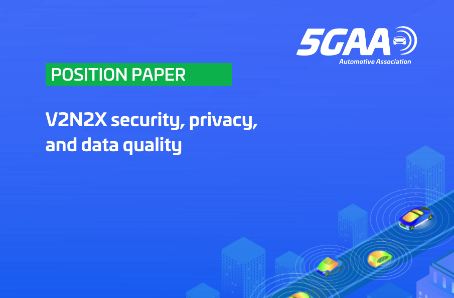 V2N2X security, privacy, and data quality