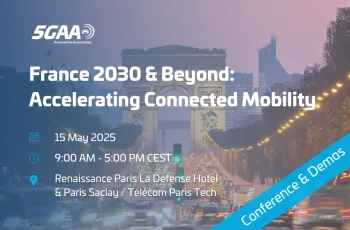 5GAA to Host High-Level Conference and Live Demos in Paris