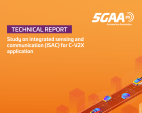 Study on integrated sensing and communication (ISAC) for C-V2X application