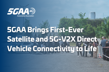5GAA Tech Demos in Paris: 5GAA Brings First-Ever Satellite and 5G-V2X Direct Vehicle Connectivity to Life