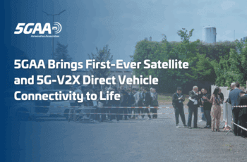 5GAA Tech Demos in Paris: 5GAA Brings First-Ever Satellite and 5G-V2X Direct Vehicle Connectivity to Life