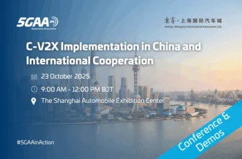 5GAA and SIAC to present the Conference "C-V2X Implementation in China and International Cooperation 2025"