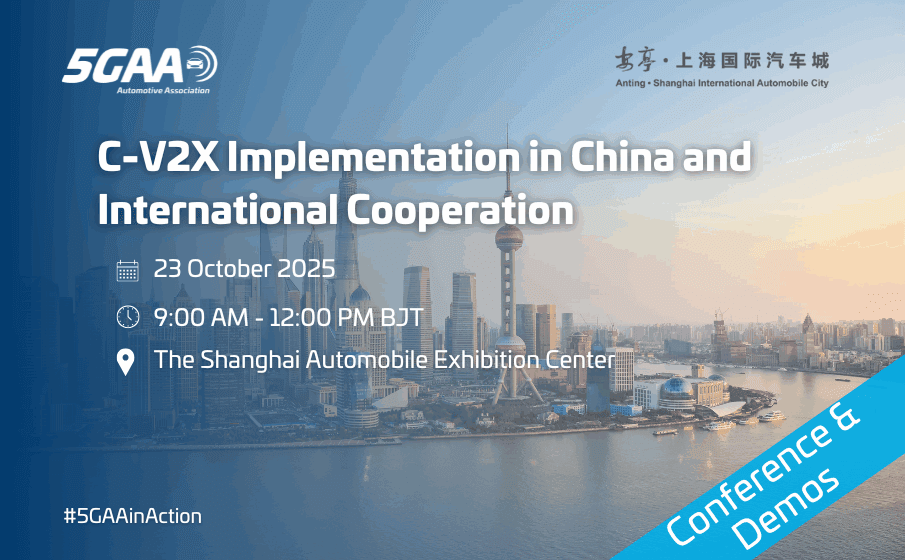 5GAA Conference: C-V2X Implementation in China and International Cooperation 2025