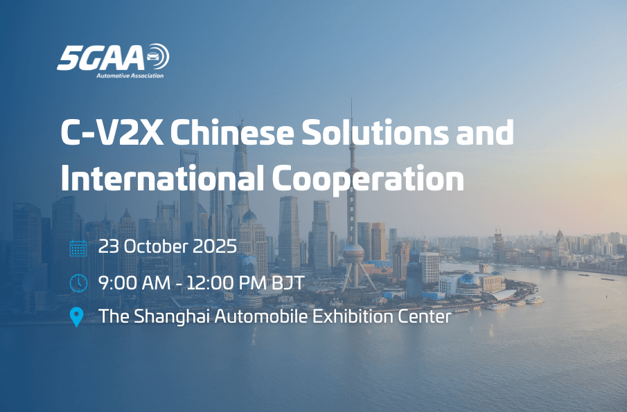 5GAA and SIAC to present the Conference “C-V2X Chinese Solutions and International Cooperation 2025”