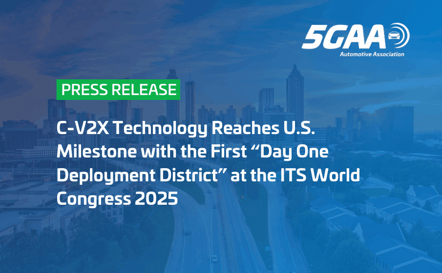 C-V2X Technology Reaches U.S. Milestone with the First “Day One Deployment District” at the ITS World Congress 2025
