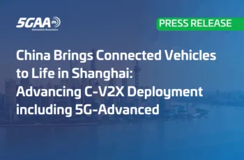 China Brings Connected Vehicles to Life in Shanghai: Advancing C-V2X Deployment including 5G-Advanced