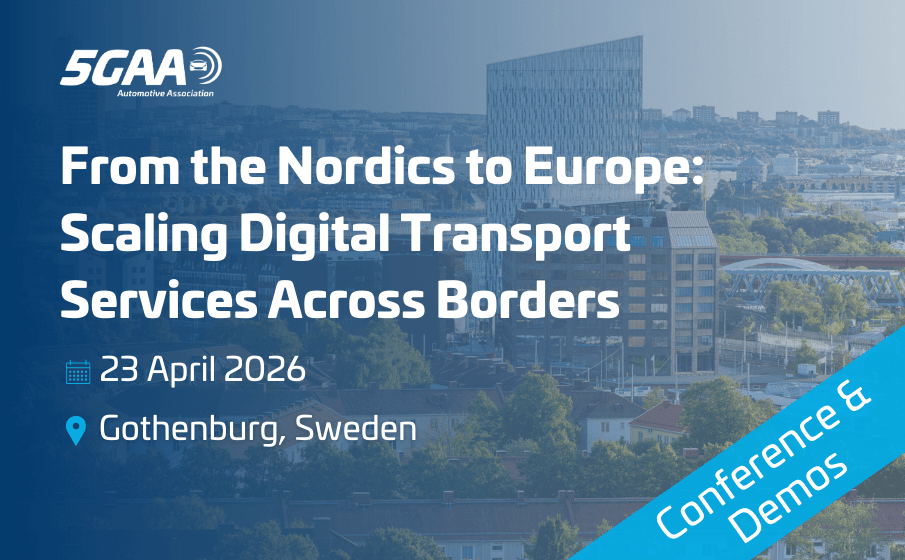 5GAA Conference: From the Nordics to Europe: Scaling Digital Transport Services Across Borders