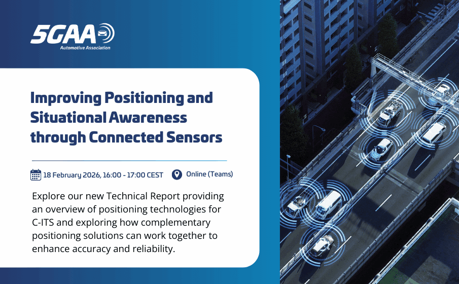 5GAA Online Session: Improving Positioning and Situational Awareness through Connected Sensors