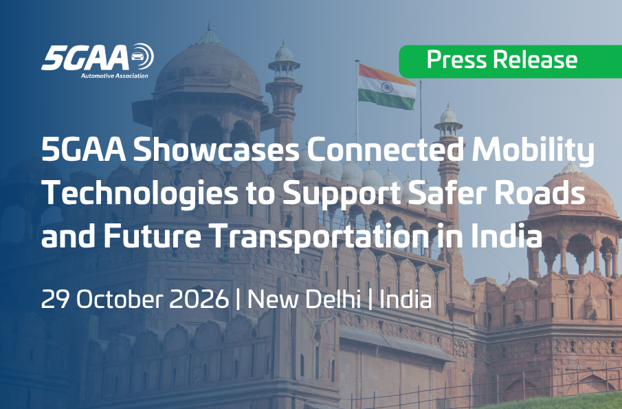5GAA Showcases Connected Mobility Technologies to Support Safer Roads and Future Transportation in India